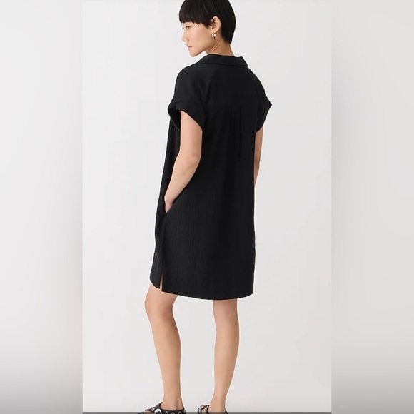 J. Crew V-Neck Shirtdress in Soft Gauze - Picture 2 of 8